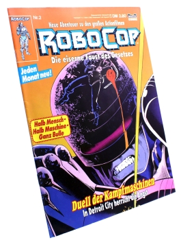RoboCop - die eiserne Faust des Gesetzes Comic Magazin Nr. 2: Duell der Kampfmaschinen von Bastei